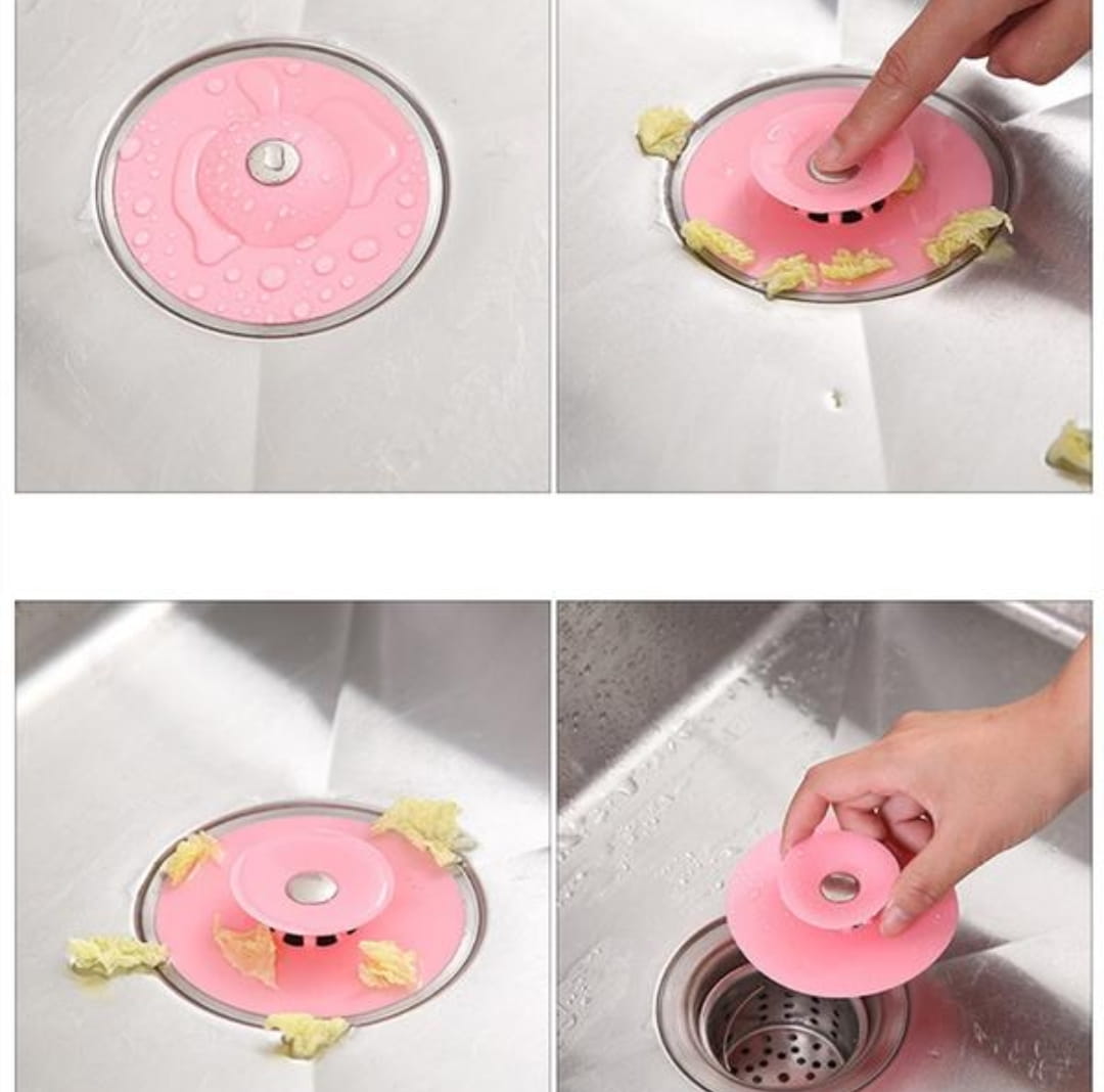 Silicone Sewer Sink Sealer Cover Drainer