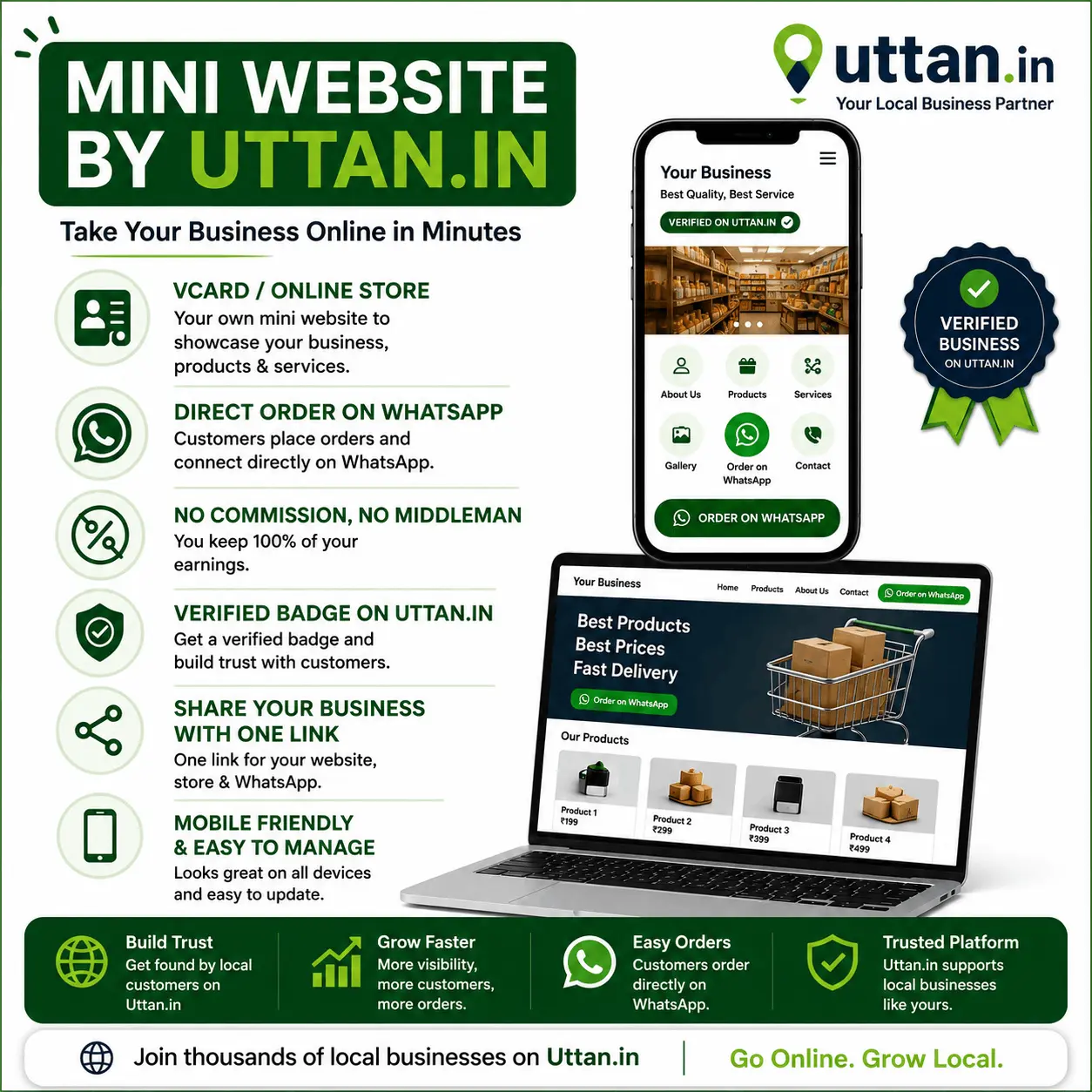 Mini Website by Uttan.in Yearly